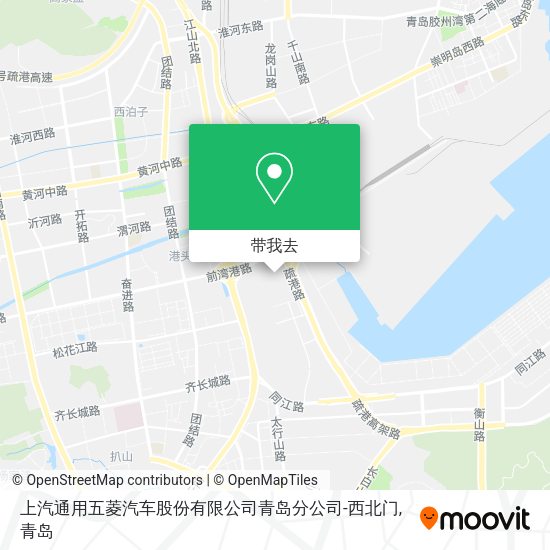 上汽通用五菱汽车股份有限公司青岛分公司-西北门地图