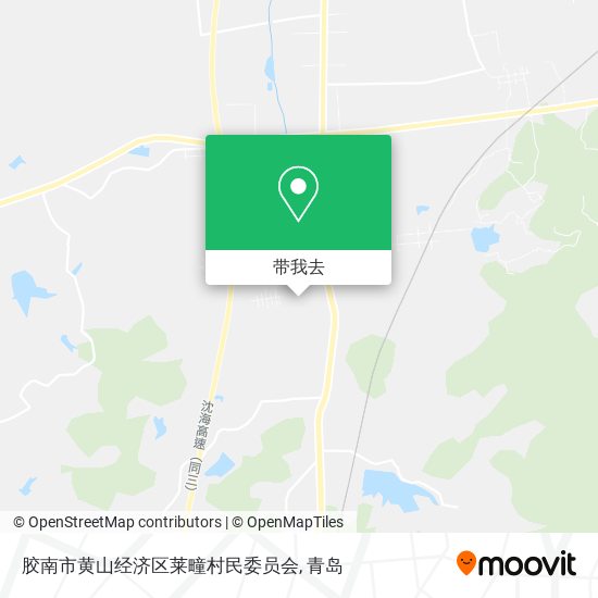 胶南市黄山经济区莱疃村民委员会地图