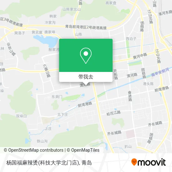 杨国福麻辣烫(科技大学北门店)地图