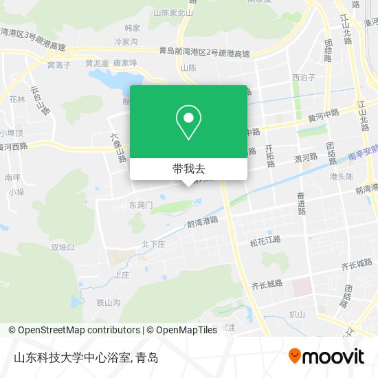 山东科技大学中心浴室地图