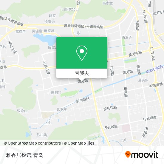 雅香居餐馆地图