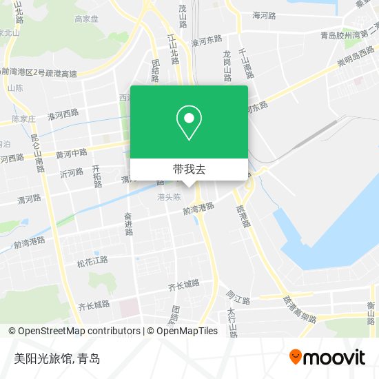 美阳光旅馆地图