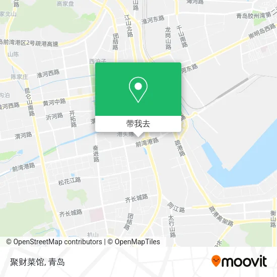 聚财菜馆地图