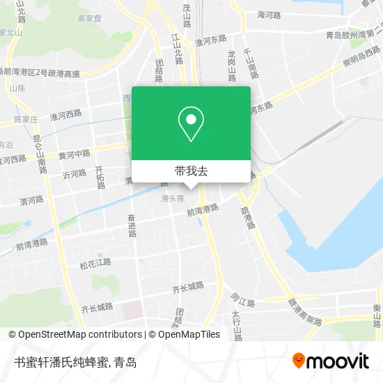 书蜜轩潘氏纯蜂蜜地图