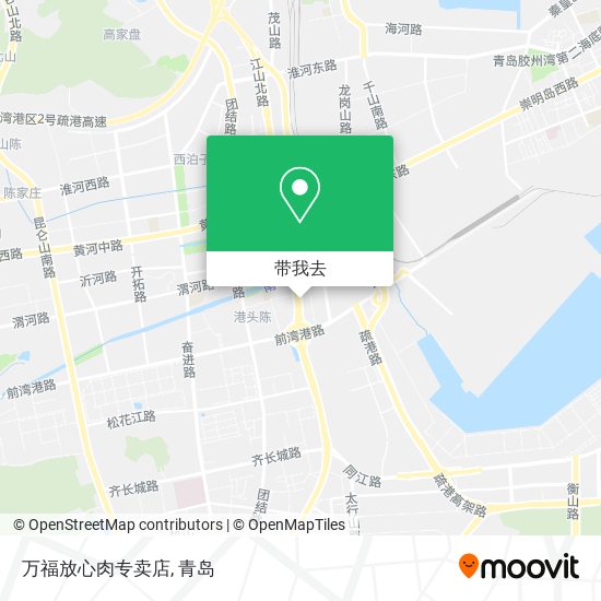 万福放心肉专卖店地图