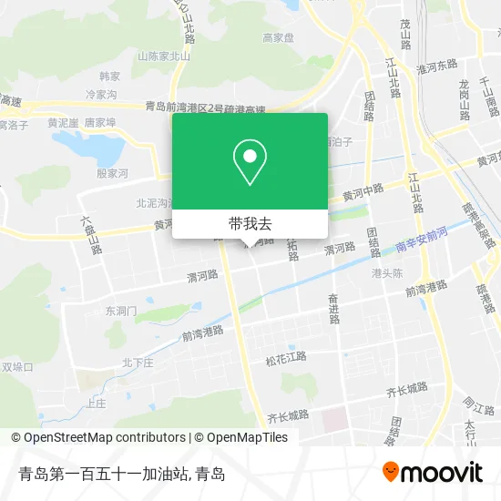 青岛第一百五十一加油站地图