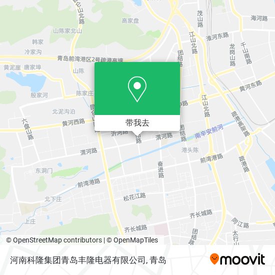 河南科隆集团青岛丰隆电器有限公司地图