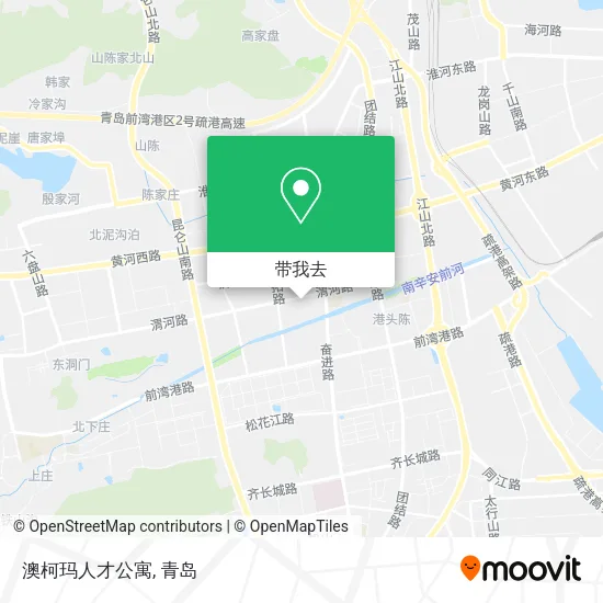 澳柯玛人才公寓地图