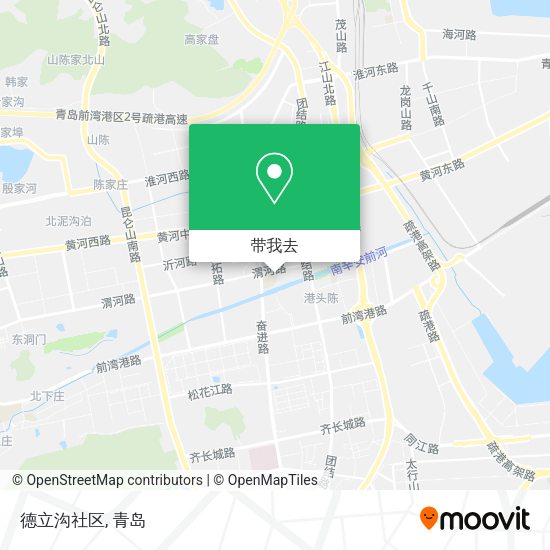 德立沟社区地图