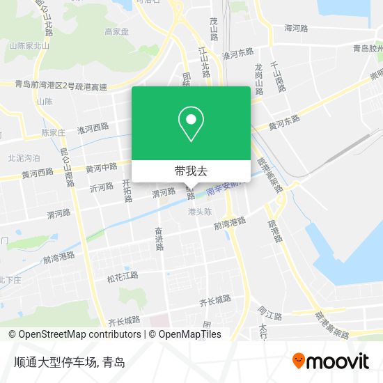 顺通大型停车场地图