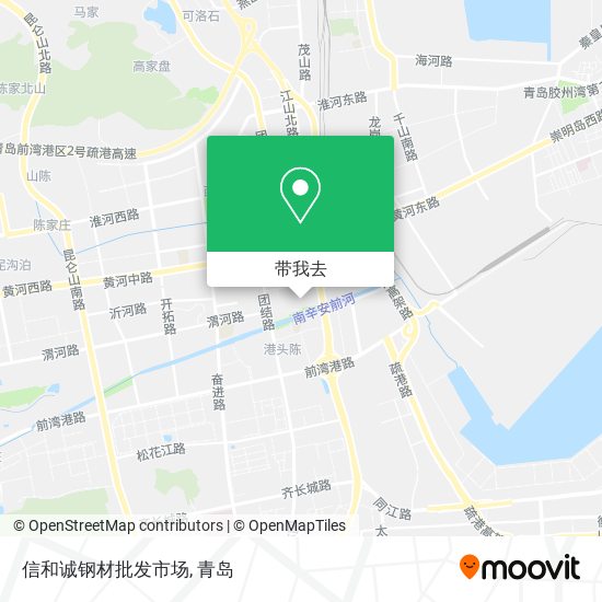 信和诚钢材批发市场地图