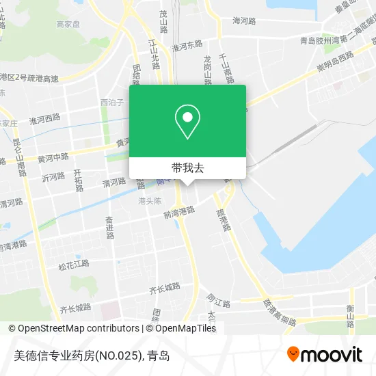 美德信专业药房(NO.025)地图