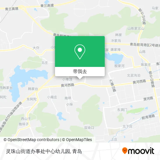 灵珠山街道办事处中心幼儿园地图