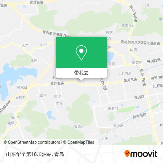 山东华孚第18加油站地图