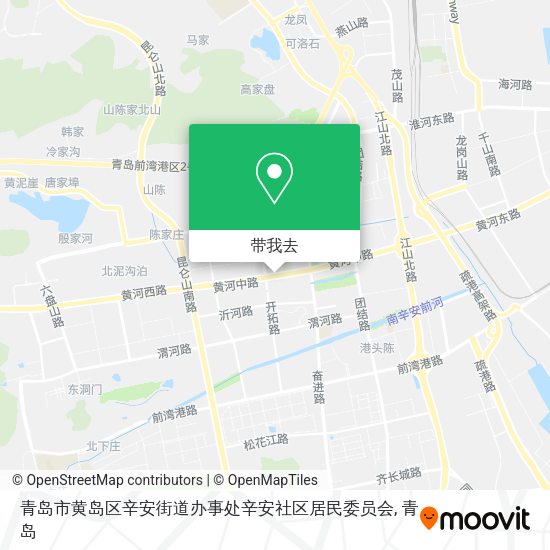 青岛市黄岛区辛安街道办事处辛安社区居民委员会地图