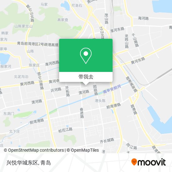 兴悦华城东区地图