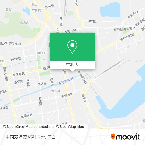 中国双星高档鞋基地地图