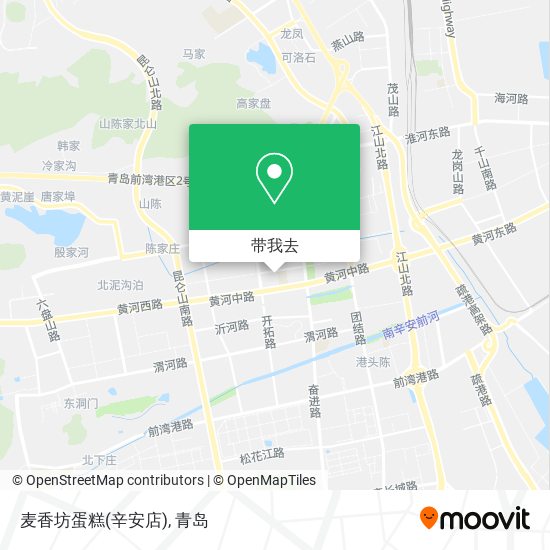 麦香坊蛋糕(辛安店)地图