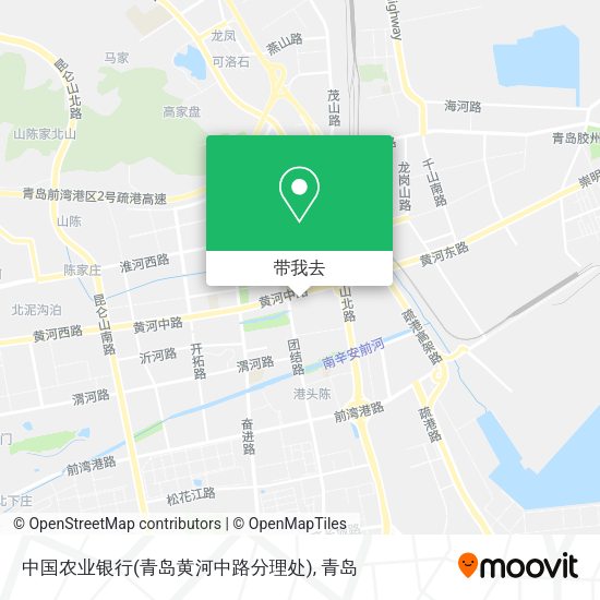 中国农业银行(青岛黄河中路分理处)地图