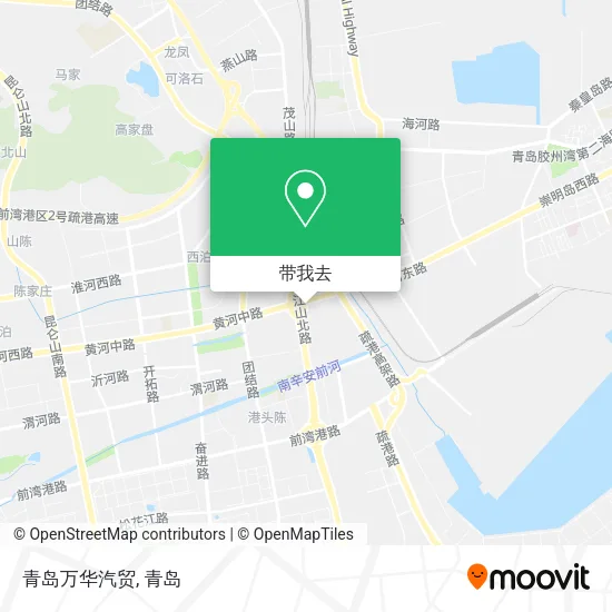 青岛万华汽贸地图