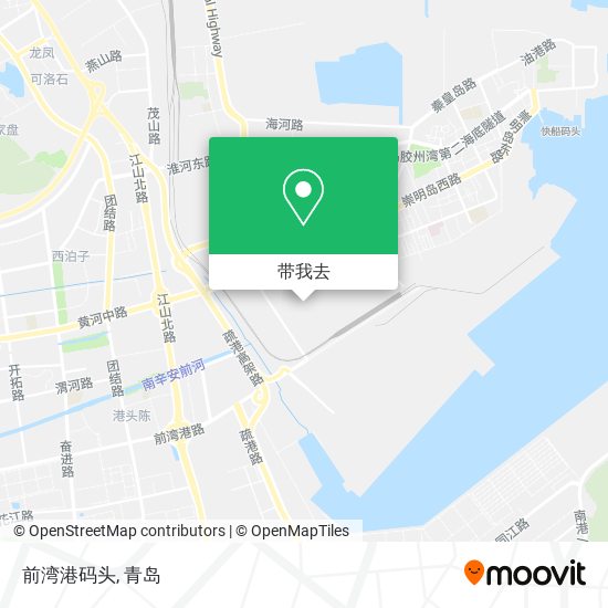 前湾港码头地图