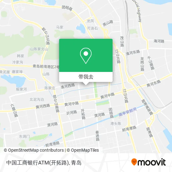 中国工商银行ATM(开拓路)地图