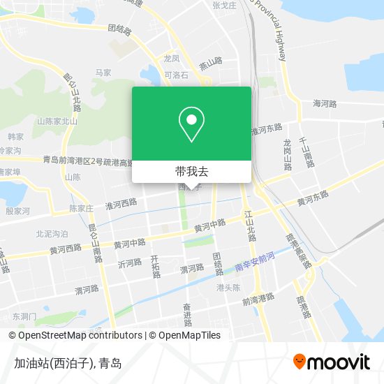 加油站(西泊子)地图