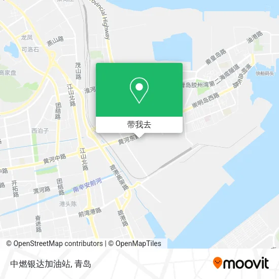 中燃银达加油站地图