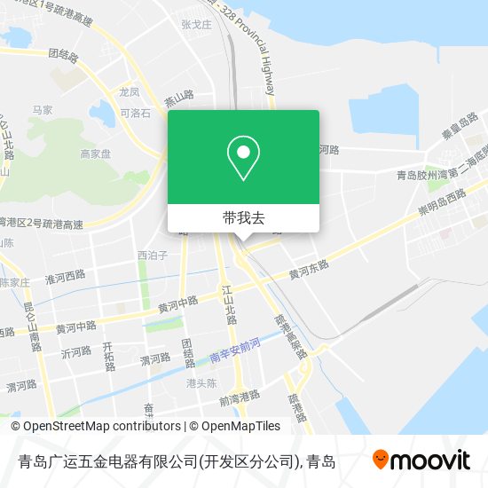 青岛广运五金电器有限公司(开发区分公司)地图
