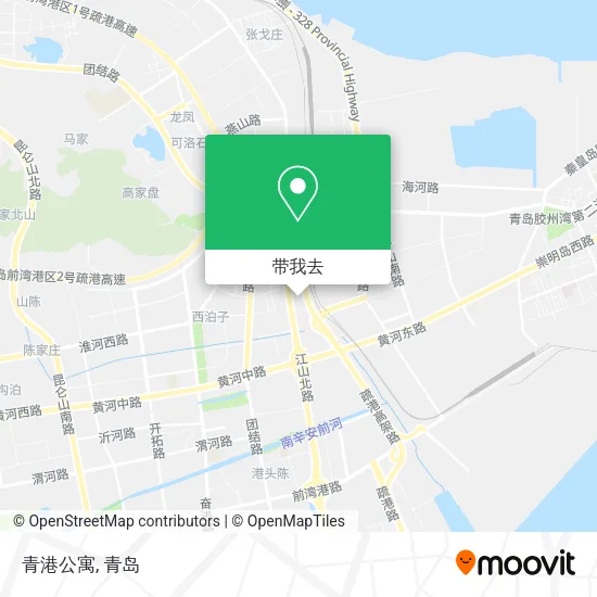 青港公寓地图