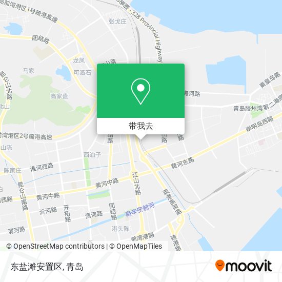 东盐滩安置区地图