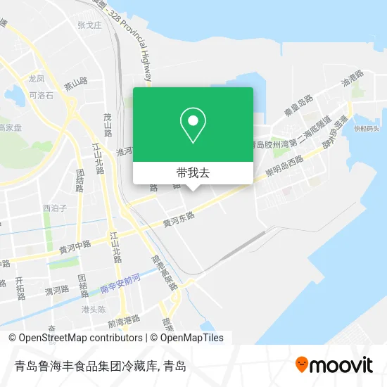 青岛鲁海丰食品集团冷藏库地图