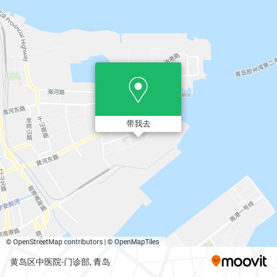 黄岛区中医院-门诊部地图