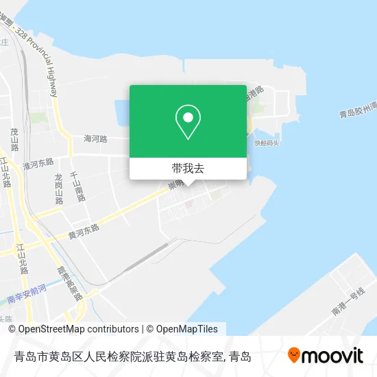 青岛市黄岛区人民检察院派驻黄岛检察室地图
