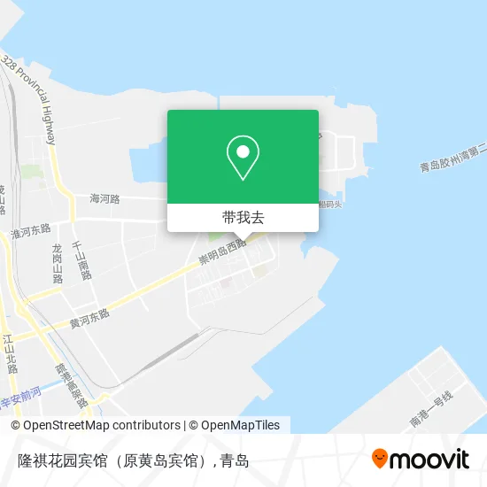 隆祺花园宾馆（原黄岛宾馆）地图