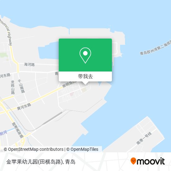 金苹果幼儿园(田横岛路)地图