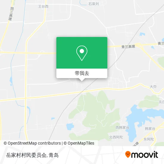 岳家村村民委员会地图