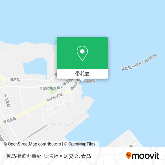 黄岛街道办事处-后湾社区居委会地图