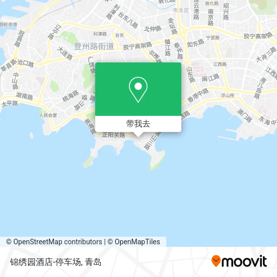 锦绣园酒店-停车场地图