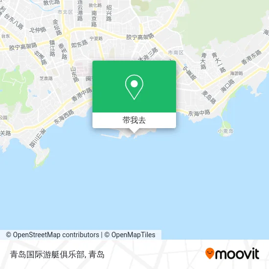 青岛国际游艇俱乐部地图