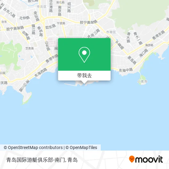 青岛国际游艇俱乐部-南门地图