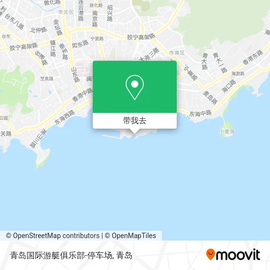 青岛国际游艇俱乐部-停车场地图