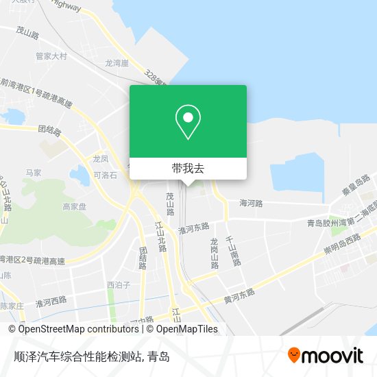 顺泽汽车综合性能检测站地图