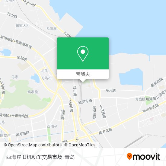西海岸旧机动车交易市场地图