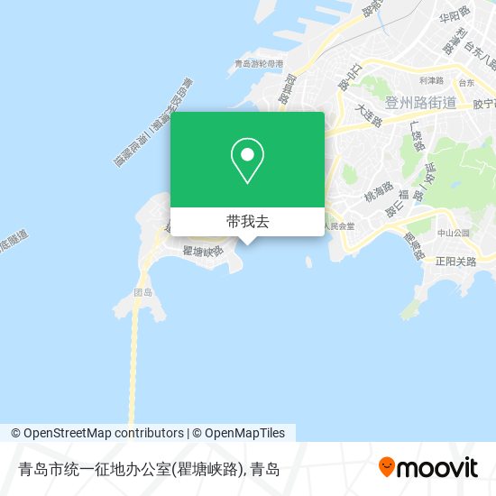 青岛市统一征地办公室(瞿塘峡路)地图