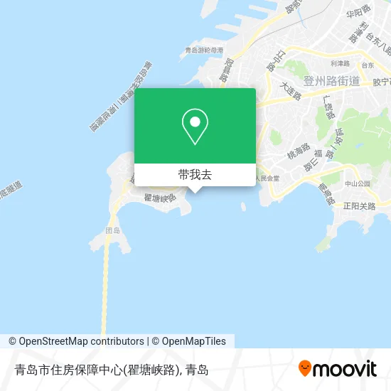 青岛市住房保障中心(瞿塘峡路)地图