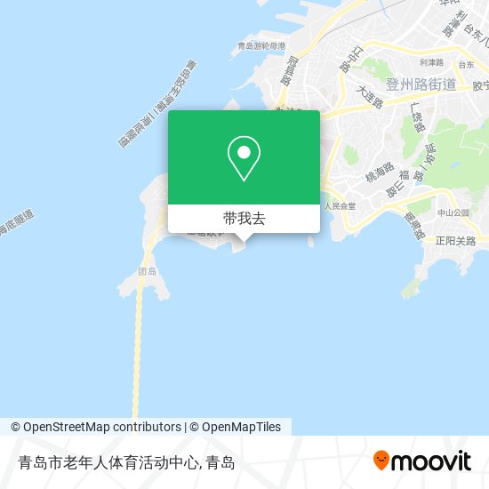 青岛市老年人体育活动中心地图