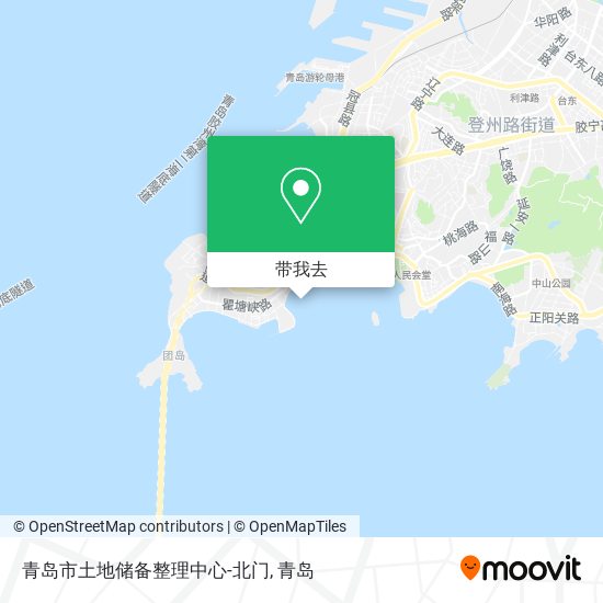 青岛市土地储备整理中心-北门地图