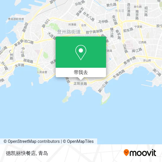 德凯丽快餐店地图