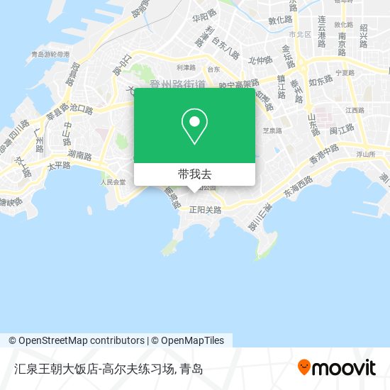 汇泉王朝大饭店-高尔夫练习场地图
